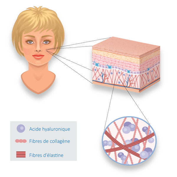 Illustration d'une peau de visage jeune et des soins de médecine esthétique à Lille Villeneuve d'Ascq du docteur Sar